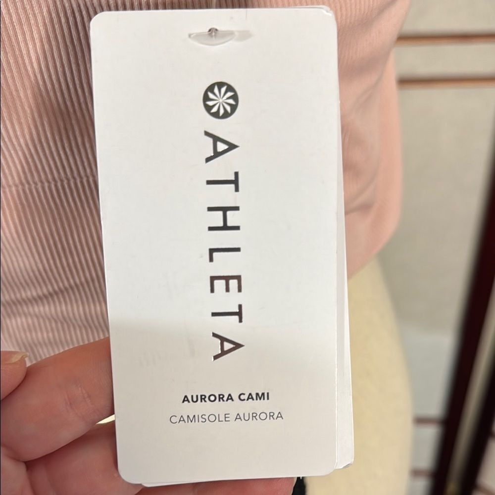 Athleta Pink Ribbed Camisole Tank - Picture 4 of 6